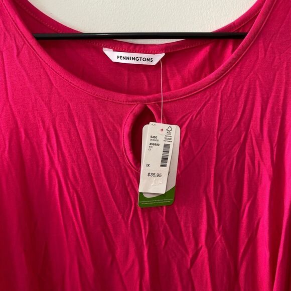 Penningtons soft pink tank top nwt - Picture 2 of 6